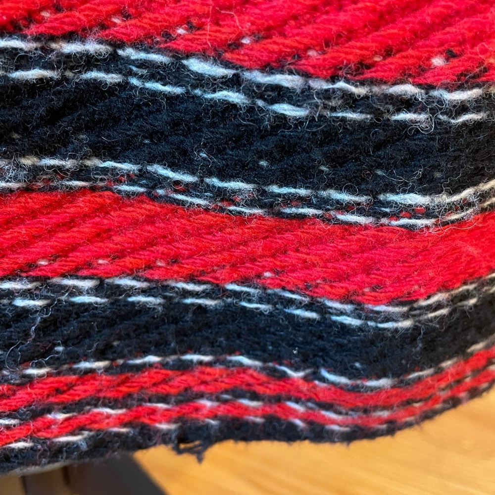 Lauren Ralph Lauren Red and Black Knit Cardigan Southwest - Picture 10 of 13